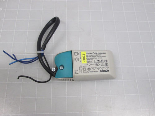LOT OF 6 OSRAM HTM 70/230-240 ELECTRONIC TRANSFORMER T60283 LOT OF 6 OSRAM HTM 70/230-240 ELECTRONIC TRANSFORMER T60283