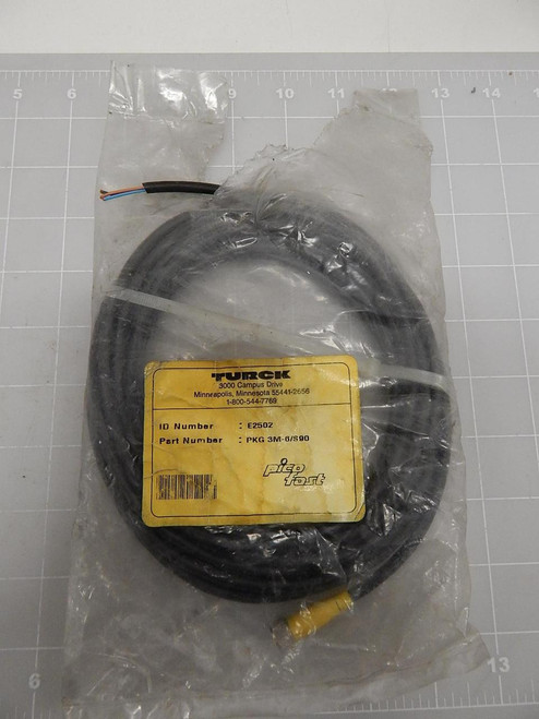 TURCK E2502 PKG 3M-6/S90 CABLE T60619