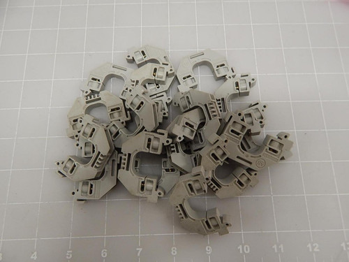 LOT OF 19 ALLEN BRADLEY 1492-EA35 TERMINAL BLOCK END BARRIER T60632