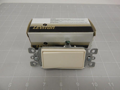LEVITON 5613-2T LIGHTED DECORA SWITCH T60654