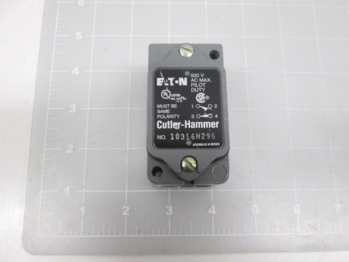EATON CUTLER HAMMER 10316H296 LIMIT SWITCH T61205