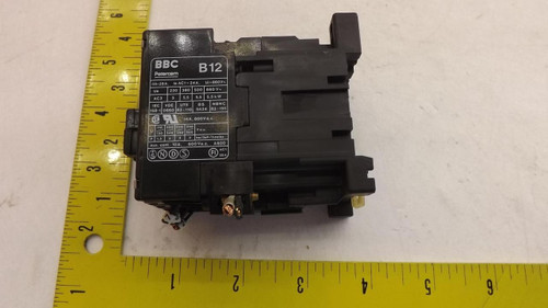 BCC PETERCEM B12-40-00 CONTACTOR 550/600 V AC 3 PH 10 AMPS T27480