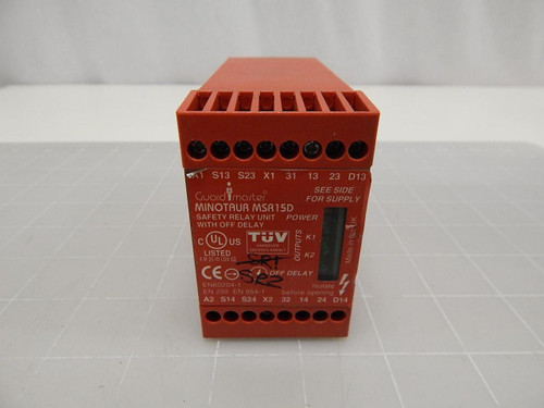GUARD MASTER MINOTAUR MSR15D SAFETY RELAY UNIT T63092