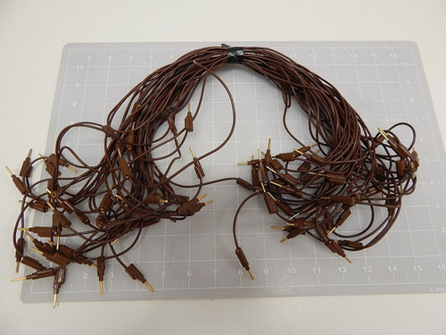 LOT OF 42 POMONA MODEL P-24 PATCH CORDS T63494