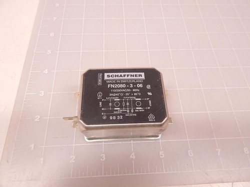 SCHAFFNER FN2080-3-06 EMI POWER LINE FILTER T70330 SCHAFFNER FN2080-3-06 EMI POWER LINE FILTER T70330