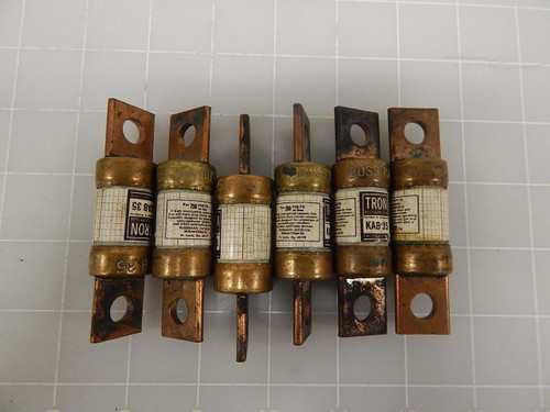 LOT OF 6 TRON KAB-35 FUSES T68776