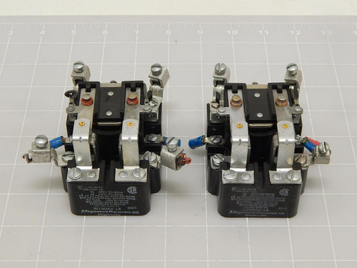 LOT OF 2 MAGNECRAFT ELECTRIC W199AX-14 ELECTROMECHANICAL RELAY T71174