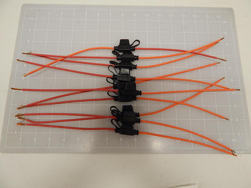 LOT OF 10 TX 112C BLADE INLINE FUSE HOLDER T68275