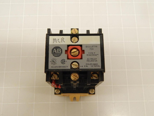 ALLEN BRADLEY 700-P600A1 OUTPUT RELAY T71291