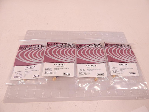 LOT OF 4 CRYSTEK CCSMA-MM-RG316DS-48 COAX CABLE T73612