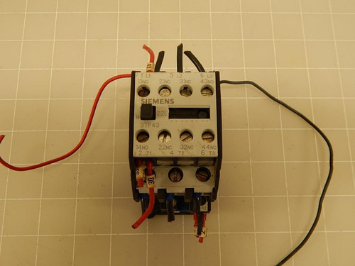 SIEMENS 3TF43 CONTACTOR T72254