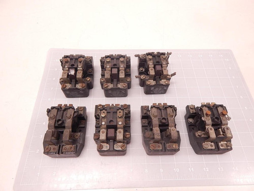 LOT OF 7 AMF POTTER & BRUMFIELD PRD11AY0 POWER RELAYS T75685