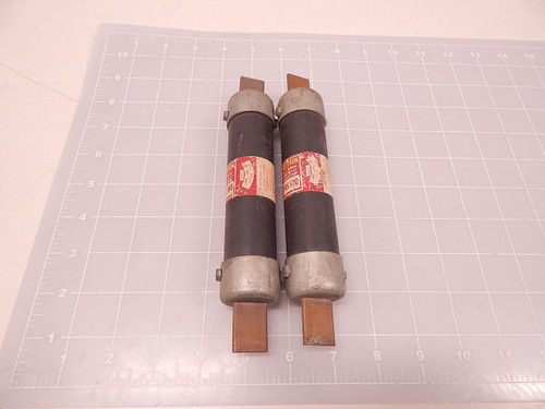 LOT OF 2 FUSETRON FRS100 TIME DELAY FUSES T75461