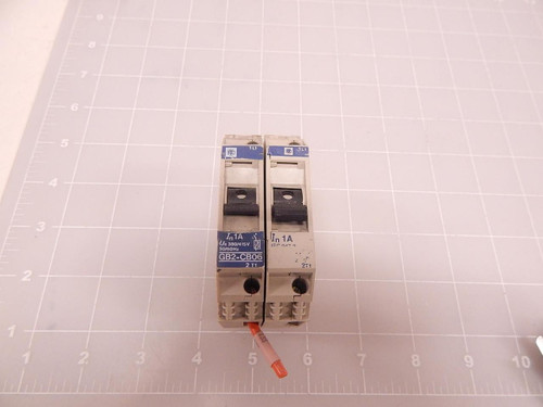 LOT OF 2 SCHNEIDER ELECTRIC GB2-CB06 CIRCUIT BREAKER T74562