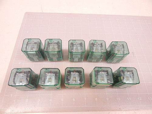 LOT OF 10 MIDTEX 157-22B200 RELAYS T72208