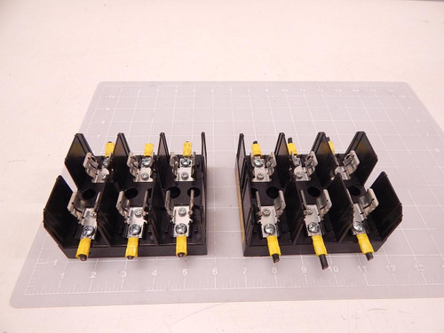 LOT OF 2 BUSS J60030-3S FUSE HOLDERS T76645