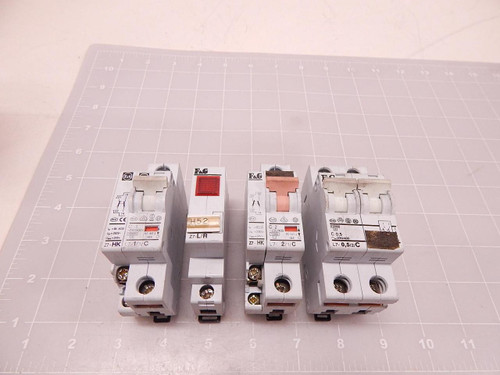 LOT OF 4 F&G Z7-HK Z7-L/R L7-1/1/C L7-2/1/C L7-05/2/C CIRCUIT BREAKERS T77722 LOT OF 4 F&G Z7-HK Z7-L/R L7-1/1/C L7-2/1/C L7-05/2/C CIRCUIT BREAKERS T77722