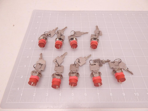 LOT OF 10 C&K IGNITION SWITCHES T75870