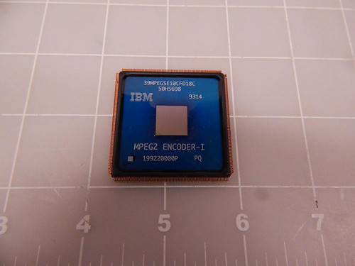 IBM 39MPEGSE10CFD18C 50H5698 199220000P MPEG 2 ENCODER I IC PROCESSOR T82059