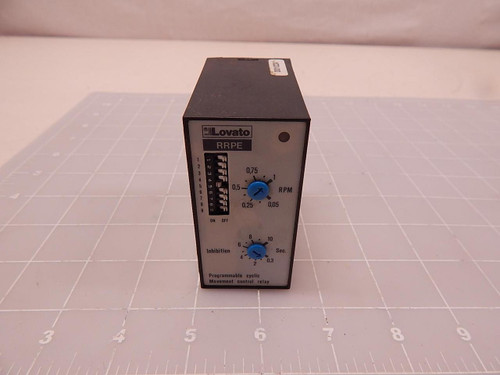 LOVATO RRPE PROGRAMMABLE CYCLIC MOVEMENT CONTROL RELAY T82110