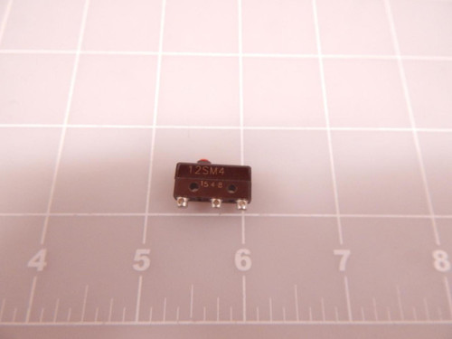 HONEYWELL 12SM4 BASIC / SNAP ACTION SWITCHES SPDT PLUNGER QK CONN 1A 125 VAC SUBMINI SW T80437