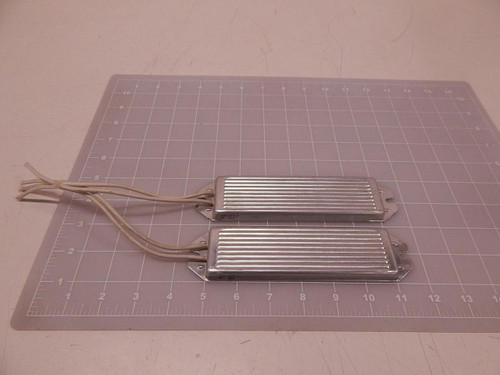 LOT OF 2 063 150 W 100 OHM ALUMINUM RESISTOR T80882