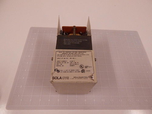 SOLA ELECTRIC 23-13-060-2 CONSTANT VOLTAGE TRANSFORMER HARMONIC NEUTRALIZED TYPE CVS T84554
