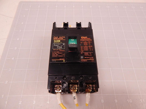 FUJI ELECTRIC SA33B BB3ASB-015 CIRCUIT BREAKER T82927