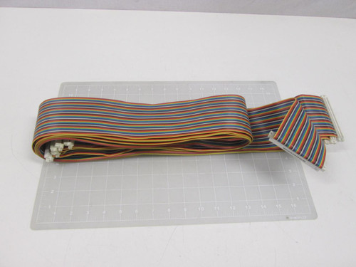 LOT OF 5 20 8459 096 002 098 TWISTED PAIR FLAT RIBBON CABLE W/ CONNECTOR T63401