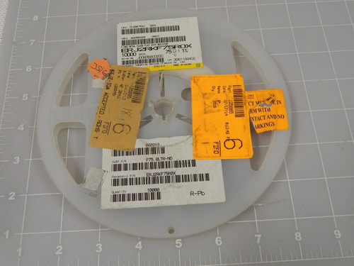 LOT OF 3516 PANASONIC ERJ2RKF75R0X THICK FILM RESISTORS - SMD 0402 75.0 OHMS 1 % TOL AEC-Q200 T84053