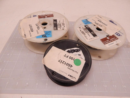 300 FT UNDERWRITERS LABORATORIES 4501217 3075 WIRE 18 AWG (16/30) TC 105 ºC .032 (.81 MM) PVC INS AWM 1015 VW-1 FT1 T83683