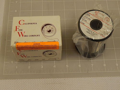 CALIFORNIA FINE WIRE MS138 .00280 99.95 % TUNGSTEN WIRE ROLL 1000 FT