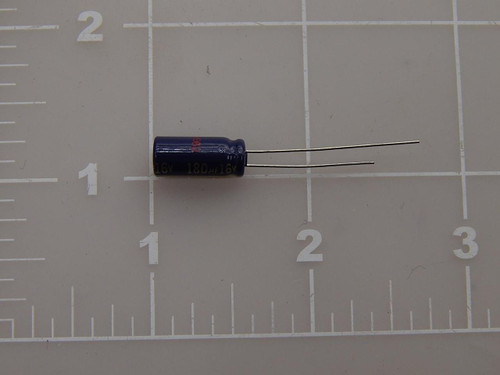 LOT OF 161 PANASONIC EEUFC1C181 ALUMINUM ELECTROLYTIC CAPACITORS - LEADED 180 UF 16 VOLTS AEC-Q200 T88404 LOT OF 161 PANASONIC EEUFC1C181 ALUMINUM ELECTROLYTIC CAPACITORS - LEADED 180 UF 16 VOLTS AEC-Q200 T88404