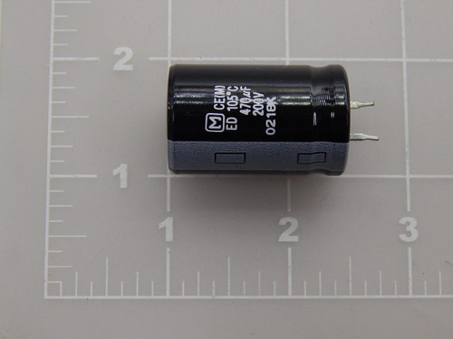 LOT OF 13 PANASONIC EETED2D471BA ALUMINUM ELECTROLYTIC CAPACITORS - SNAP IN 470 UF 200 VOLTS AEC-Q200 T88406