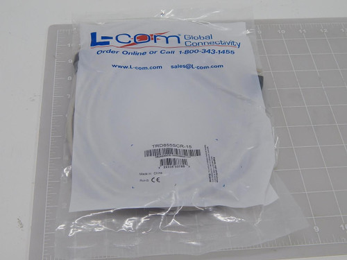 L-COM TRD855SCR-15 PATCH CORD CABLE T87789
