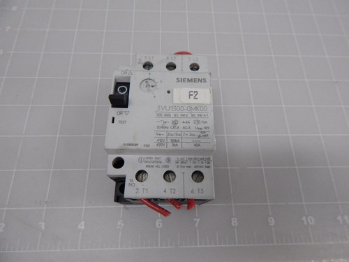 Siemens 3VU1300-0MK00 Circuit Breaker T89951 For Sale