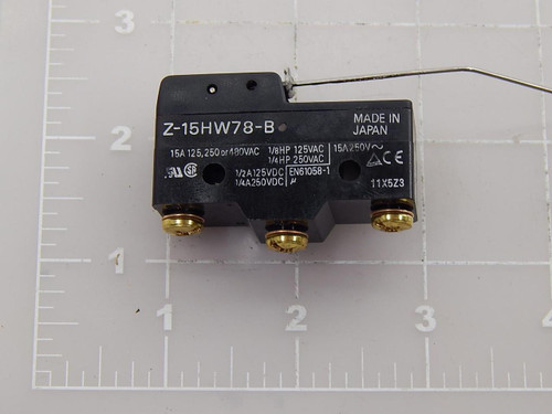 Omron Z-15HW78-B Basic / Snap Action Switches Low Force Wire-Hinge Screw Term .25mm T89849 For Sale