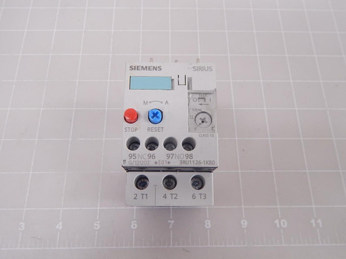 Siemens 3RU1126-1KB0 SIRIUS Overload Relay T93780 For Sale
