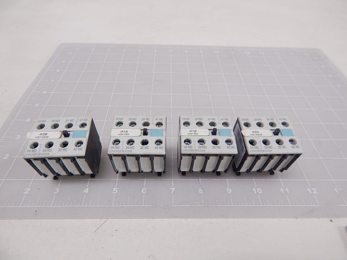 Lot of 4 Siemens 3RH1921-1FA22 Contactor T92241 For Sale