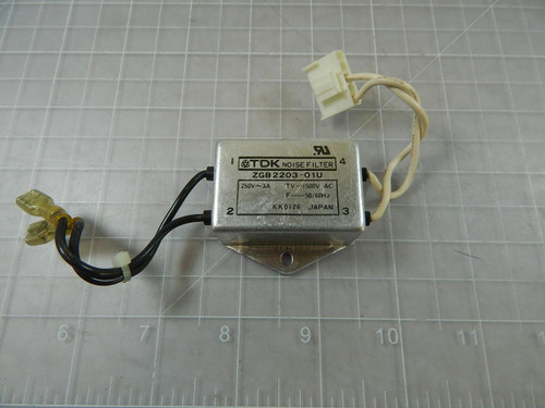 Lot of 3 TDK ZGB2203-01U Noise Filter T96330 For Sale