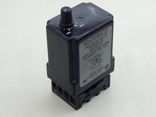 Macromatic SS-50222-02 Time Delay Relay T92513 For Sale