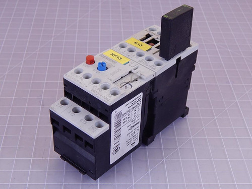 Lot of 2 Siemens 3RU1116-1DB0, 3RT1016-1BB42, SIRIUS Contactor W/ Overload Relay T95148 For Sale