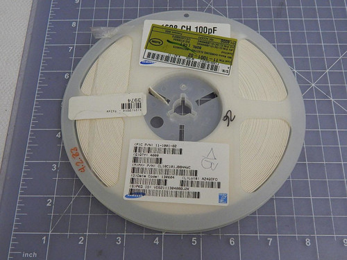Lot of 3900 Samsing CL10C101JB8NNWC 100pF ±5% 50V Ceramic Capacitor C0G T100672 For Sale