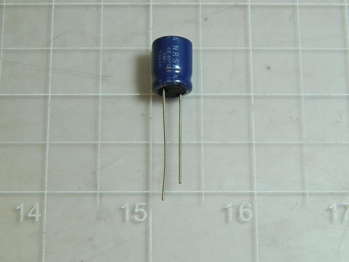 Lot of 1100 NIC Components NRSA221M35V10X12 NRE Radial Electrolytic Capacitors 220 uF 35 V T95172 For Sale