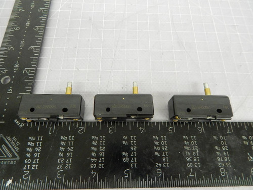 Lot of 3 Honeywell BZ-2RS331 Basic / Snap Action Switches Large Basics Z PLUNG LOC T103092 For Sale