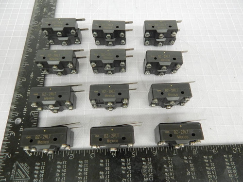 Lot of 24 Honeywell BZ-2RLT Basic / Snap Action Switches BASIC SW SPDT 15 A 250VAC FLEX LEAFACTR T103093 For Sale