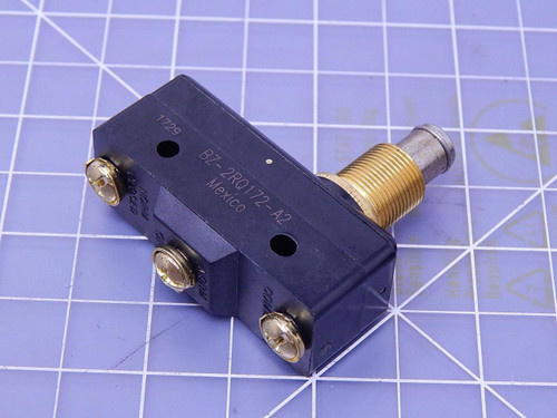Micro Switch BZ-2RQ172-A2 Basic / Snap Action Switches Ovrtvl Plngr Actutor Gold Contcts - screw T106972 For Sale