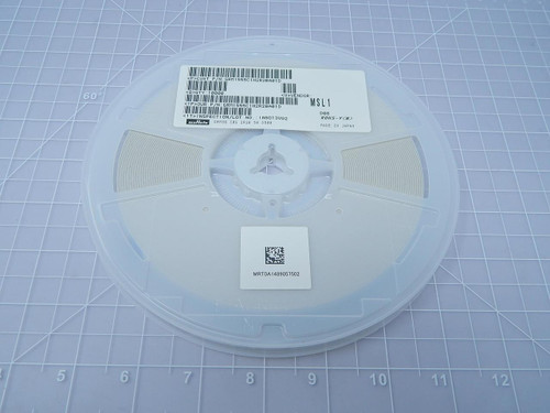 Lot of 10000 Murata GRM1555C1H2R2BA01D Multilayer Ceramic Capacitors MLCC - SMD/SMT 0402 2.2 pF 50 Volts C0G +/-0.1 pF T107369 For Sale