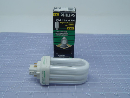 Philips PL-T High Performance Compact Fluorescent Light Bulb T107656 For Sale