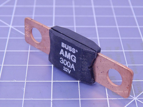 Lot of 7 Buss AMG Fuses 300 Amp 32 Volt T108602 For Sale